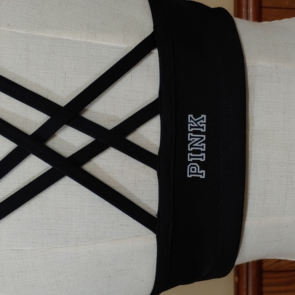 PINK Victoria's Secret Studded Strappy Back Sports Bra S - Picture 9 of 14